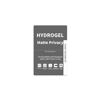 Film Hydrogel TPU OEM Mat Anti-espion pour Mobile, Protection d'écran Universelle à Couverture Totale Auto-réparatrice
