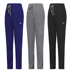 Pantalon de gommage pour femmes Pantalon de gommage Style droit Contreventement auxiliaire Vente en gros Médical Infirmière Pantalon de gommage Homme Femme Designs à la mode - Product Image 3