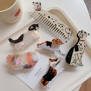 Nuevo lindo Animal cachorro horquilla disco personalizado <span class=keywords><strong>pelo</strong></span> tiburón Clip ácido acético Clip de agarre para la parte posterior de la cabeza accesorios divertidos para el cabello - Product Image 1