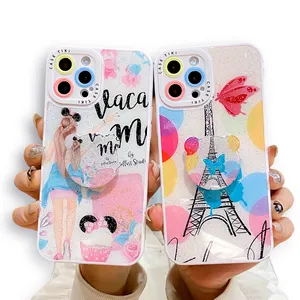 Factory Wholesale Window View TPU Phone Case For Samsung A52 Case Soft Printed Cartoon