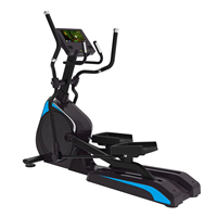 Bicicleta Elíptica Comercial con Resistencia Electromagnética, 12 Programas Preestablecidos, Entrenamiento de Cuerpo Completo, Equipo de Fitness