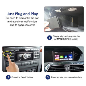 Carplay <span class=keywords><strong>Android</strong></span> <span class=keywords><strong>Auto</strong></span> Ntg4.5 Becker navegación coche jugar módulo Multimedia Kit para 2014 Mercedes Benz ML Ntg 4,5 W204 A180 W176 - Product Image 5