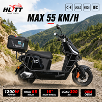 1200W 55km/h Electric Motorcycle Courier Delivery Work TCS Traction Control Anti-Slip Safety