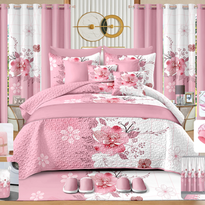 Set di Lenzuola e Biancheria da Letto con Stampa di Nuovo Design - Vendita all'Ingrosso - Qualità Premium - Set da Bagno Incluso - Product Image 3