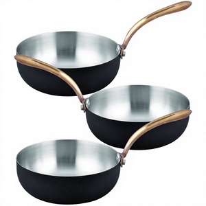 กระทะสแตนเลสขนาดเล็กสีดำ - Product Image 1
