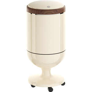 Cylindrical Trash Can 2.3kg Indoor Use Kitchen Living Room Waste Bin - Product Image 2