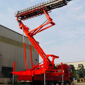 Plataforma Elevadora de Techo Montada en Vehículo Personalizada, Fácil de Operar, para Uso Industrial en Acero - Product Image 4