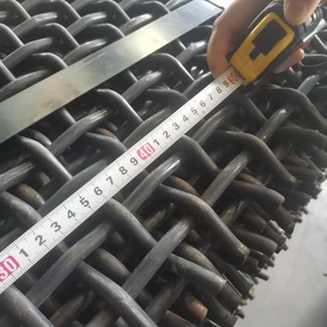 Wholesale 45# 65mn Steel Crimped <strong>Wire</strong> Mesh Screen Sand Gravel Mine Sieve Crusher Woven Hooked Vibrating Screen Mesh Casting - Product Image 5