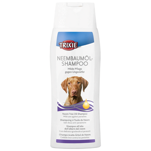 Champú con aceite de árbol de neem Trixie 250 ml Cuidado suave contra parásitos para perros - Product Image 2