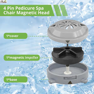 Piezas de chorro para silla de pedicura, cabezal de chorro magnético, cubierta de chorro magnética, para salón de belleza, Whirlpool - Product Image 4