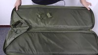Sac de pêche long Oxford durable et imperméable, sacoche tactique Molle de camouflage pour outils d'extérieur