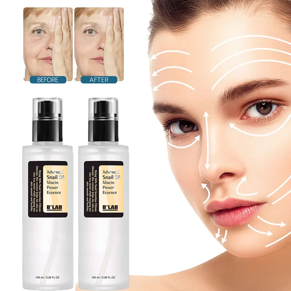 Private Label Niacinamide and Snail Mucin Skin Care Whitening Brightening Face Anti Aging Freckle Facial Serum