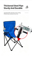 Chaise de camping pliante portable de haute qualité pour l'extérieur, la randonnée, les voyages, la plage et les pique-niques – Vente en gros usine