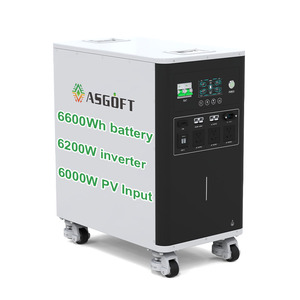 Asgoft Home <b>Energy</b> <b>Storage</b> <b>System</b> 5kw 6kw 8kw 10kw Solar Complete off Grid Power EU Free Shipping 48V Hybrid Ready Stock - Product Image 2