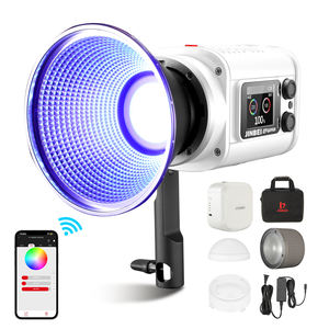 JINBEI EF-60RGB 60 W RGB การถ่ายภาพแบบพกพา Ultra-ขนาดกะทัดรัดมือถือกลางแจ้ง LED ชุดวิดีโอพร้อมแบตเตอรี่ - Product Image 1
