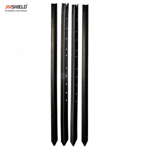 Piquet en acier noir thermolaqué de <span class=keywords><strong>2</strong></span>,04 kg/m, type Y, pour ferme - Product Image 1
