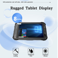 Tableta Industrial Resistente con Windows 10 Pro, 8 Pulgadas, IP65 Impermeable, Intel N5100, 8GB RAM, 256GB SSD, Escáner de Código de Barras, NFC, GPS, 4G