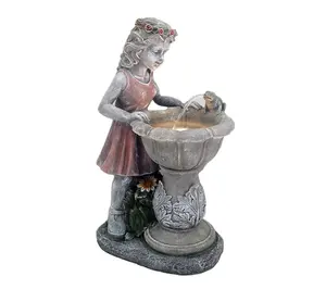 Estatua personalizada de fuente de agua para niña, ornamento de jardín, fuente de agua, precio barato, venta al por mayor