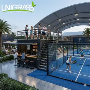 OEM ODM Personalizado en Color, Logotipo y Tamaño, Cancha de Pádel, Proyecto de Apoyo, Tienda Portátil Desplegable, Kiosco, Contenedor, Cafetería - Product Image 2