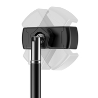 Nouveau support de téléphone portable pliable X66Pro en gros, réglable multi-angles, support de bureau mains libres, hauteur réglable pour diffusion en direct