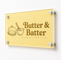 Plaque murale personnalisée en acrylique pour animalerie, décoration de toilettage, découpe laser, impression UV, bords polis, vente en gros