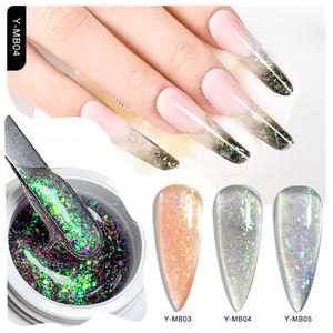 Deroi Brocade <span class=keywords><strong>Gel</strong></span> Builder Glitter Nagelverlängerungsgel Builder HEMA-frei TPO-frei für Professionelle Nagelstudios - Product Image 6