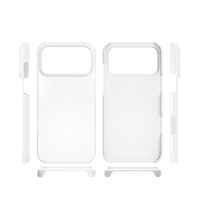 Coque de protection d'objectif surélevée en plastique rigide premium avec revêtement mince et impression par transfert thermique pour iPhone Air 17 17 Pro Max 16 Plus 15 Pro