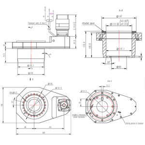Eje Rotatorio HQD C-AXIS CA1H10 para Centro de Mecanizado, Motor de Alta Calidad para Cambio de Herramientas, Husillo para Piezas de Maquinaria para Trabajar la Madera - Product Image 3