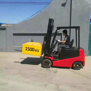 Chariot élévateur électrique CPO-20, capacité 2000 kg, mât à trois étages, pneus pleins, utilisation en intérieur, usine de fabrication - Product Image 2
