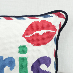 SHN076 copricuscino decorativo per la casa di lusso Paris lettera ricamata federa ricamata <span class=keywords><strong>con</strong></span> ago federa stile europeo tessuto morbido realizzato - Product Image 2