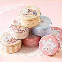 Petite boîte en fer blanc recyclable pour gâteau mousse au chocolat, bonbons de mariage, biscuits, emballage alimentaire