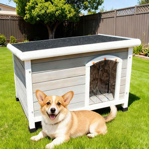 Jaula para Mascotas, Perros y Gatos, de Madera Maciza, Transpirable, Resistente a la Intemperie, para Interiores y Exteriores, con Techo, Precio al por Mayor - Product Image 2