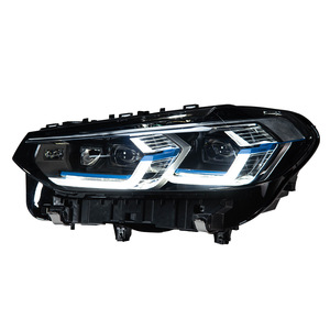 Faros Delanteros <span class=keywords><strong>para</strong></span> BMW X3 G01 G08 2018-2021, Conjunto <span class=keywords><strong>de</strong></span> Faros LED <span class=keywords><strong>con</strong></span> Lente, DRL, Señal <span class=keywords><strong>de</strong></span> Giro Secuencial, Estilo Láser - Product Image 2