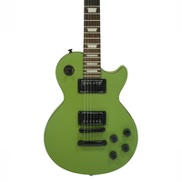BOSSMAN IRISH MOSS Edisi Terbatas Gitar Elektrik Single Cut Finishing Satin Matte Olive Green Dengan Hard Case Gratis