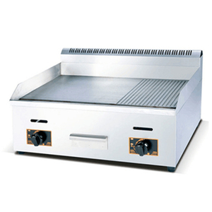 Thương mại bảng Top <span class=keywords><strong>gas</strong></span> <span class=keywords><strong>griddle</strong></span> với 1/2Flat & 1/2crooved để bán - Product Image 1