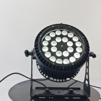 Projecteurs LED RGBWAUV Zoom Parcan 24 LED PAR64 avec zoom motorisé, contrôle DMX, refroidissement silencieux, pour location événementielle