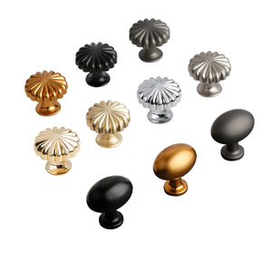 Lgedis Drawer <b>Knobs</b> Zinc Alloy Egg Shape European Style For Cabinet Furniture Hardware - Product Image 2