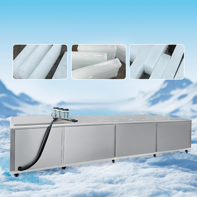 Automatic Stainless Steel 5KG Block Ice Machine 10000KG Output Industrial CYBZJ-10 Imported Compressor Motor Remote Control