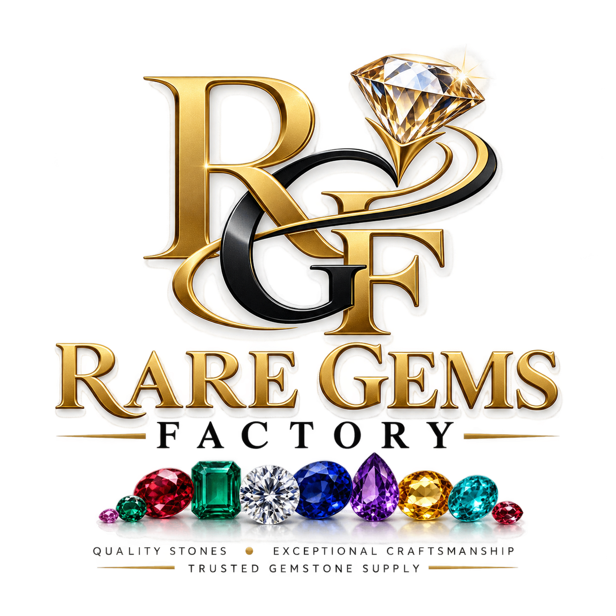 RARE GEMS FACTORY logo