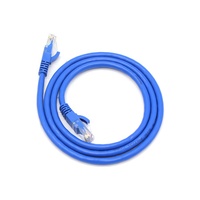 Kabel jumper ethernet cat6, kecepatan tinggi kabel jumper PVC LSZH 4 pasang 26awg utp cat 6 kabel patch 1m