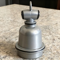 Douille de lampe E27 en aluminium Aulipur Mini, étanche, résistante aux hautes températures, à trois voies, avec fil, pour ampoules infrarouges
