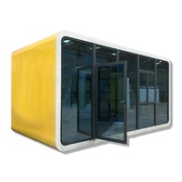 Casa Prefabricada Móvil en Contenedor Directo de Fábrica, Cabaña Apple, Edificio Colorido con Estructura de Acero, Diseño Moderno, Caja de Ensamblaje Rápido