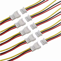 Dupont 2.54mm kabel Jumper Pitch perakitan kabel kustom 1 2 3 4 5 6 7 8 9 10 Pin pita datar Harness manufaktur