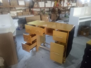 โต๊ะทำเล็บสีทองและสีดำสไตล์ฝรั่งเศส,โต๊ะทำเล็บมือตักแผนกต้อนรับส่วนหน้าเล็บใช้งานได้5ปีปี<span class=keywords><strong>2022</strong></span> - Product Image 3