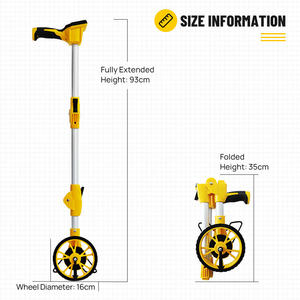 Roue de mesure pliable SDS de 6 pouces en pieds et pouces Roues de mesure de distance de marche - Product Image 2