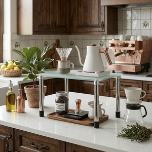 Estante Elevado Moderno para Cocina, Cafetera o Comedor, Ideal como Exhibidor de Cocina - Product Image 3