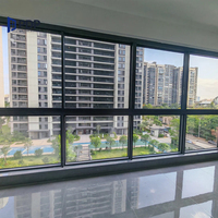Ventanas Corredizas Modernas de Acero Inoxidable de Calidad Superior para Exteriores, Aleación de Aluminio Europea para Sala de Estar, Insonorizadas