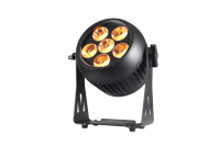 6 projecteurs LED Par sans fil RGBWA UV 6-en-1 de 20W, étanches, avec 1 boîtier de charge 12000mAh, pour mariages