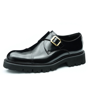 Zapatos de Negocios de Cuero Genuino para Hombre, Hechos a Mano, con Hebilla de Monje, Elegantes y Clásicos, Novedad 2026, Zapatos Casuales Hechos a Mano - Product Image 2