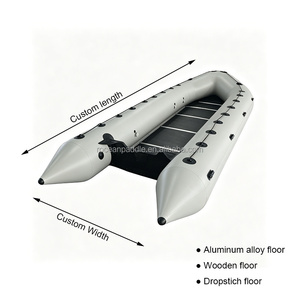 <span class=keywords><strong>Bateau</strong></span> pneumatique en caoutchouc haute qualité pour usage offshore 7/8/9/10M, en PVC/Hypalon épais, équipé d'un plancher en aluminium/bois – Vente chaude UE - Product Image 4